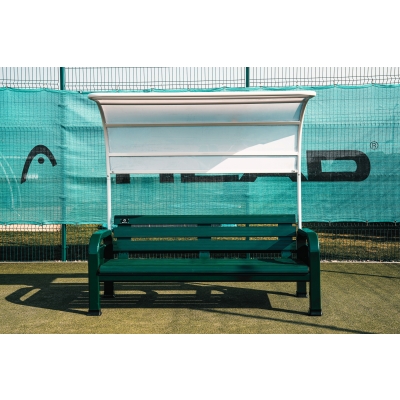 Ławka tenisowa z oparciem Garrox Premium